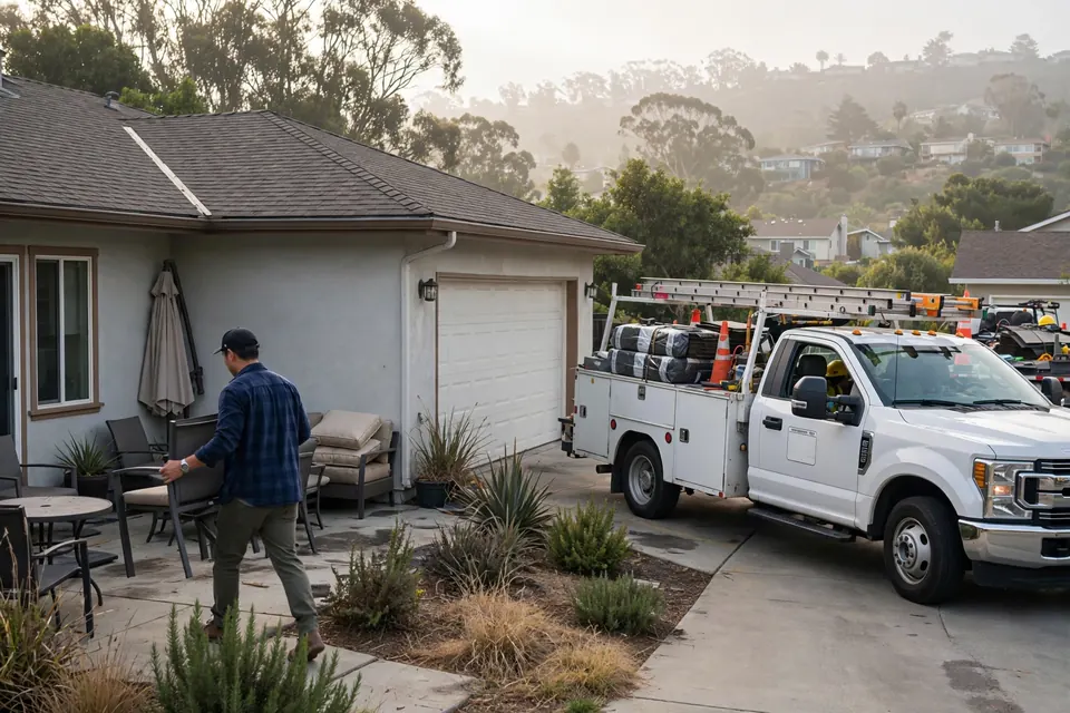 Guía de techado: Cómo preparar su casa para el día del reemplazo de techo, San Bruno, CA