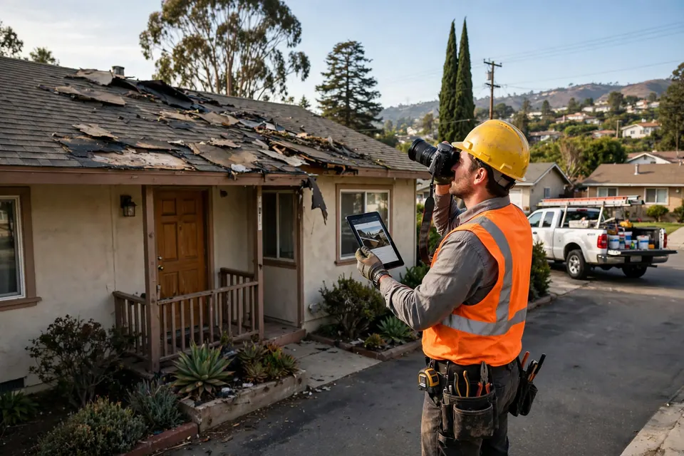 Reemplazo de techos planos (TPO y EPDM) en una casa en Rollingwood, San Bruno, CA