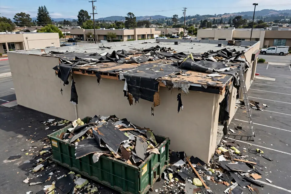 Reemplazo parcial de techos en una casa en Belle Air, San Bruno, CA