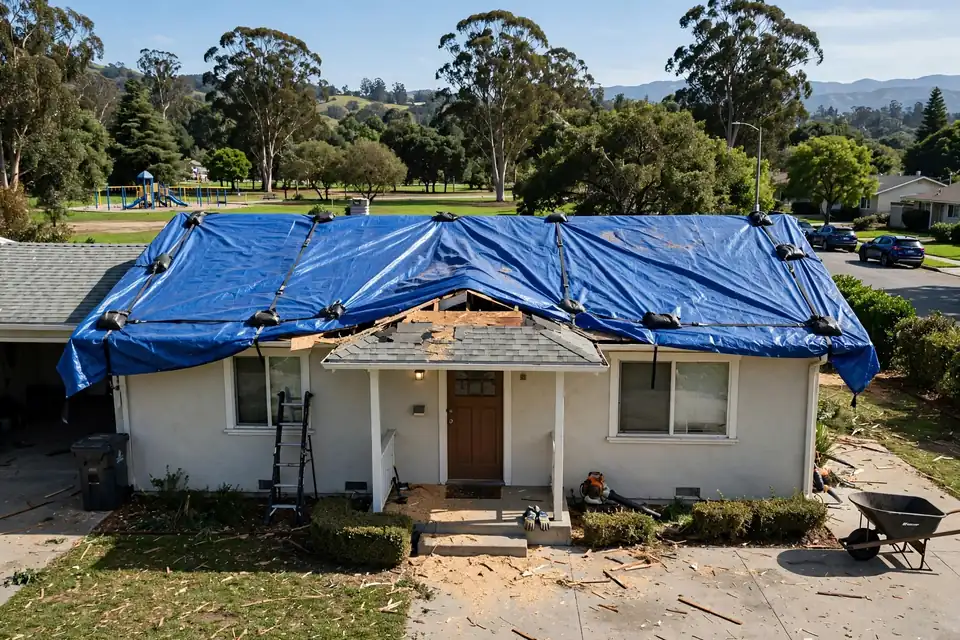 Remoción total y reemplazo de la cubierta en una casa en Bayhill, San Bruno, CA