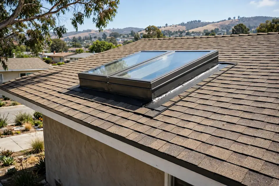 Mejora de la ventilación del techo en una casa en el parque San Bruno, San Bruno, CA