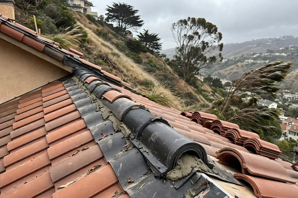 Reemplazo de techos de teja en una casa en Crestmoor, San Bruno, CA