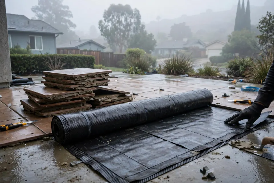 Reemplazo de techos de teja en una casa en Lomita Park, San Bruno, CA
