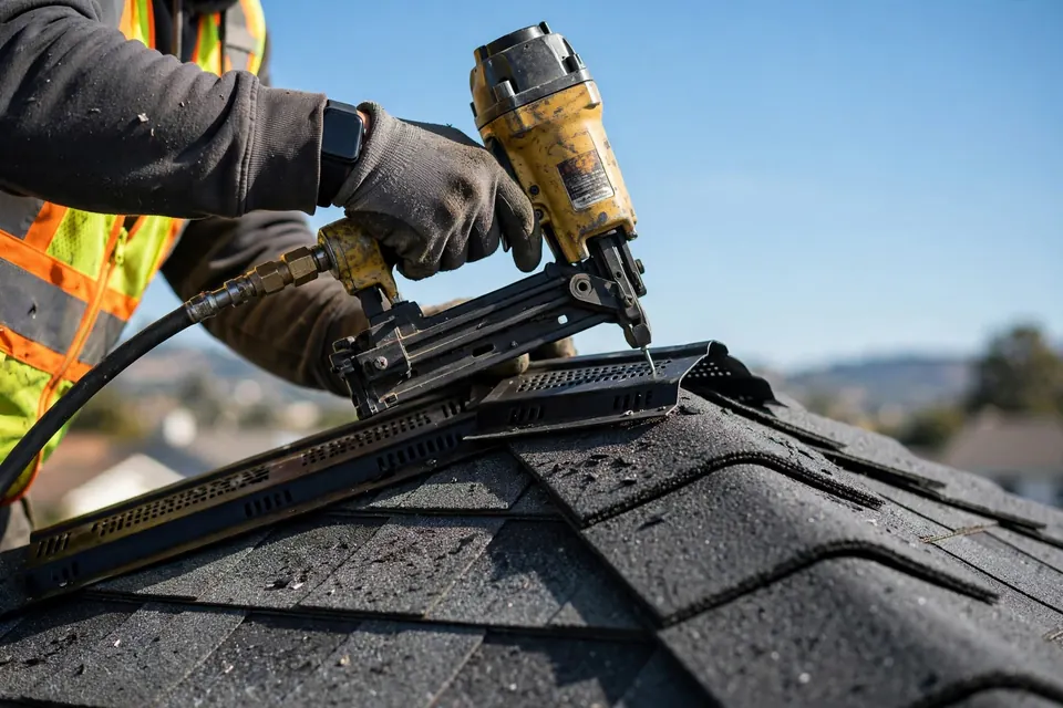 Mejora de la ventilación del techo en una casa de San Bruno, CA por Roof Replacement Co